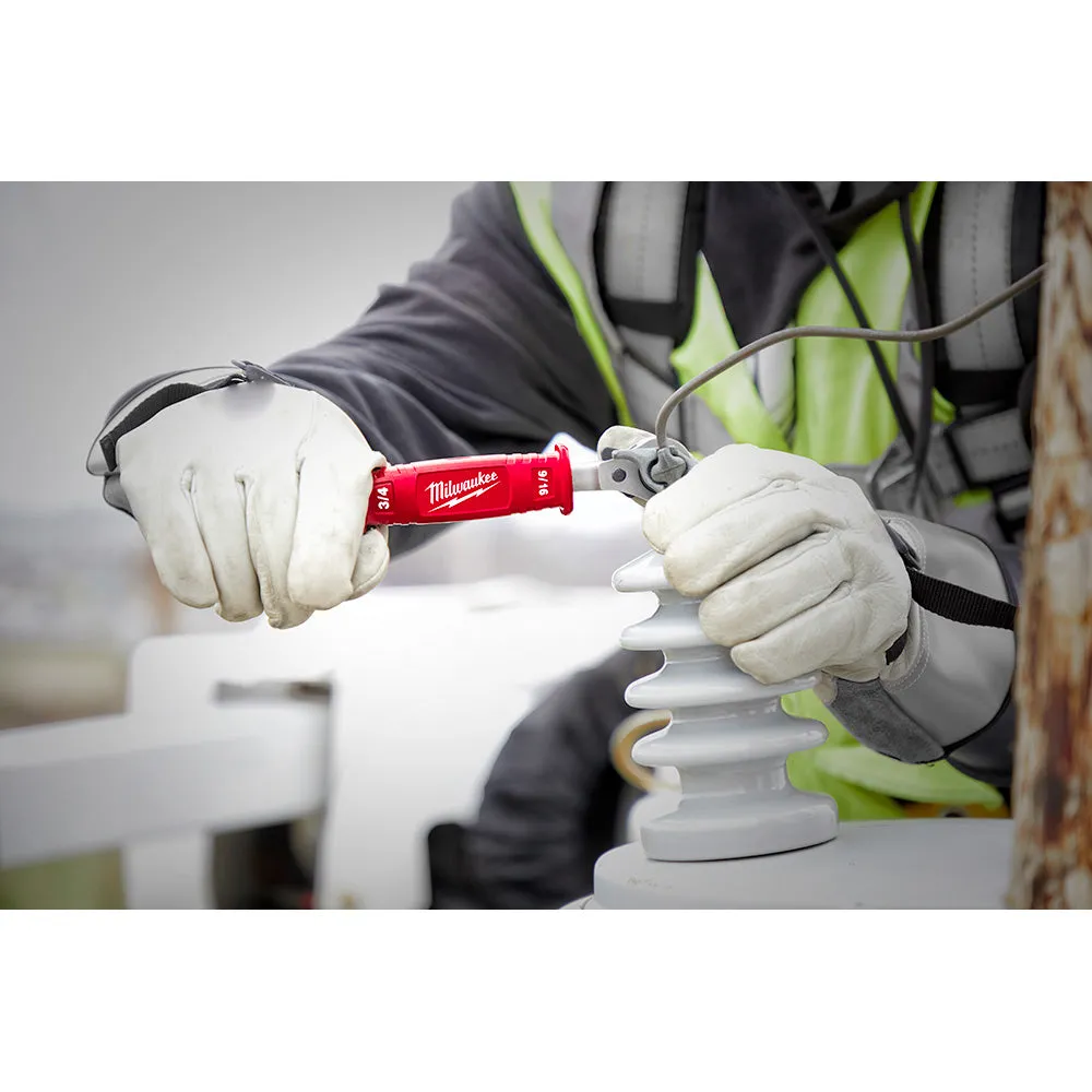 Milwaukee 48-22-9212 Lineman’s 4in1 Insulated Ratcheting Box Wrench