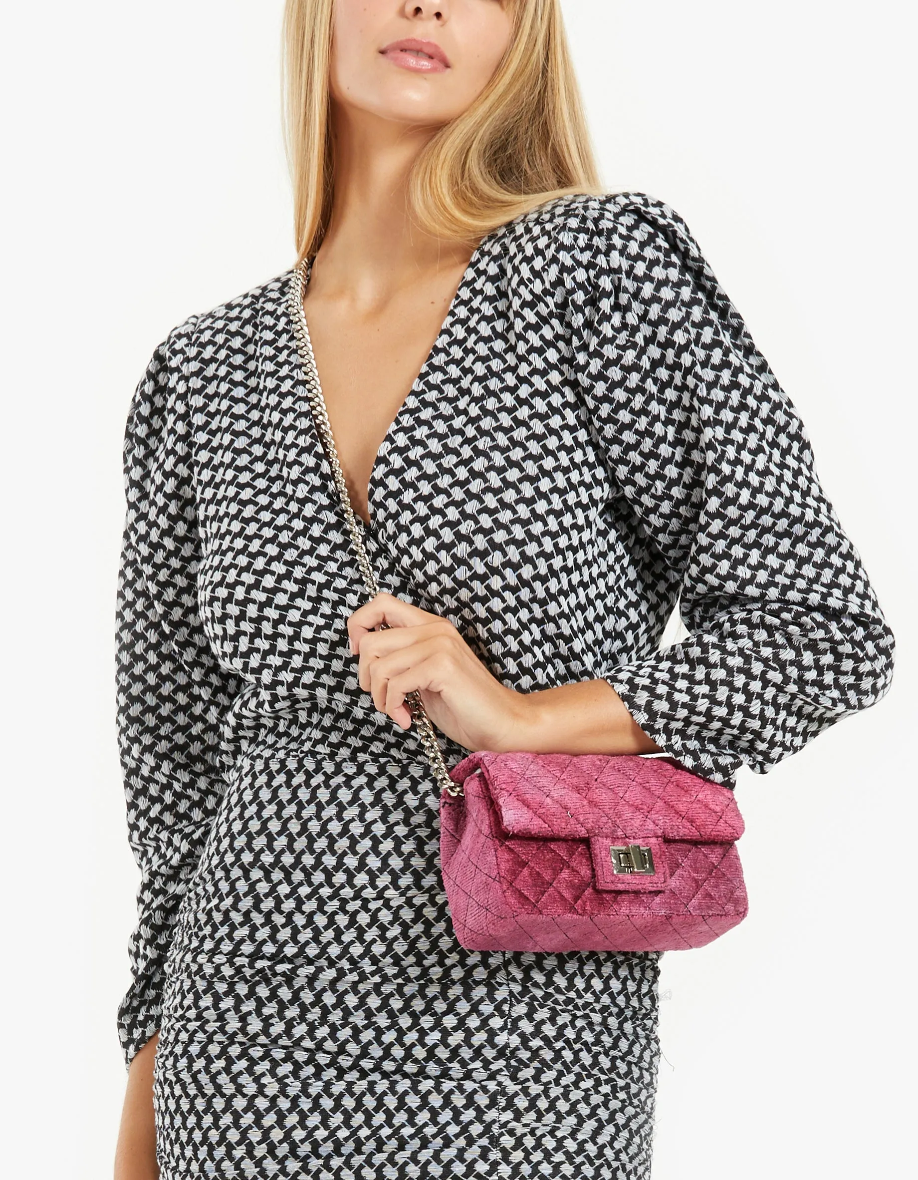 Mini Velvet Bandita - Pink/Pink