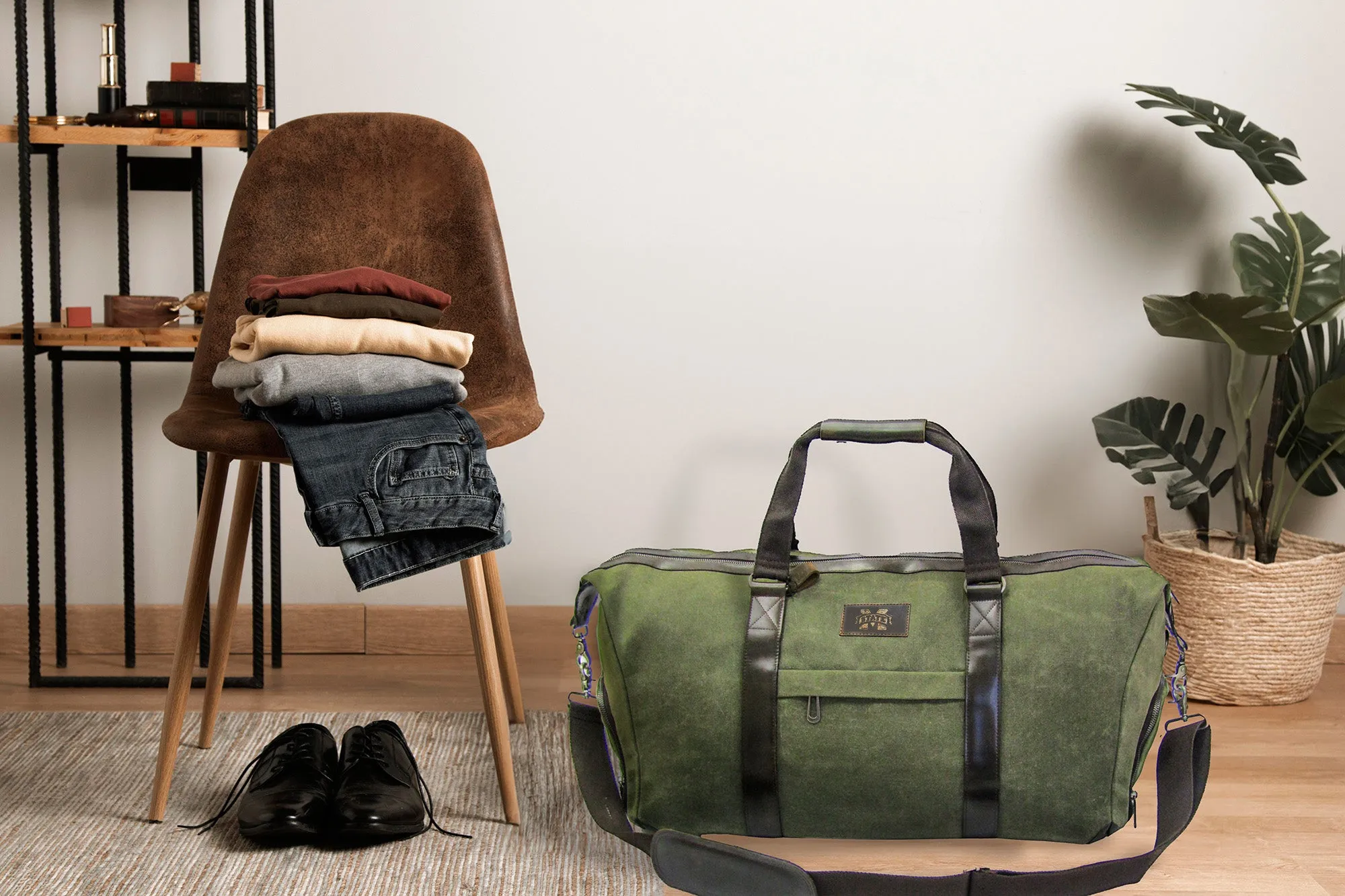 Mississippi State Bulldogs Waxed Canvas Weekender Bag