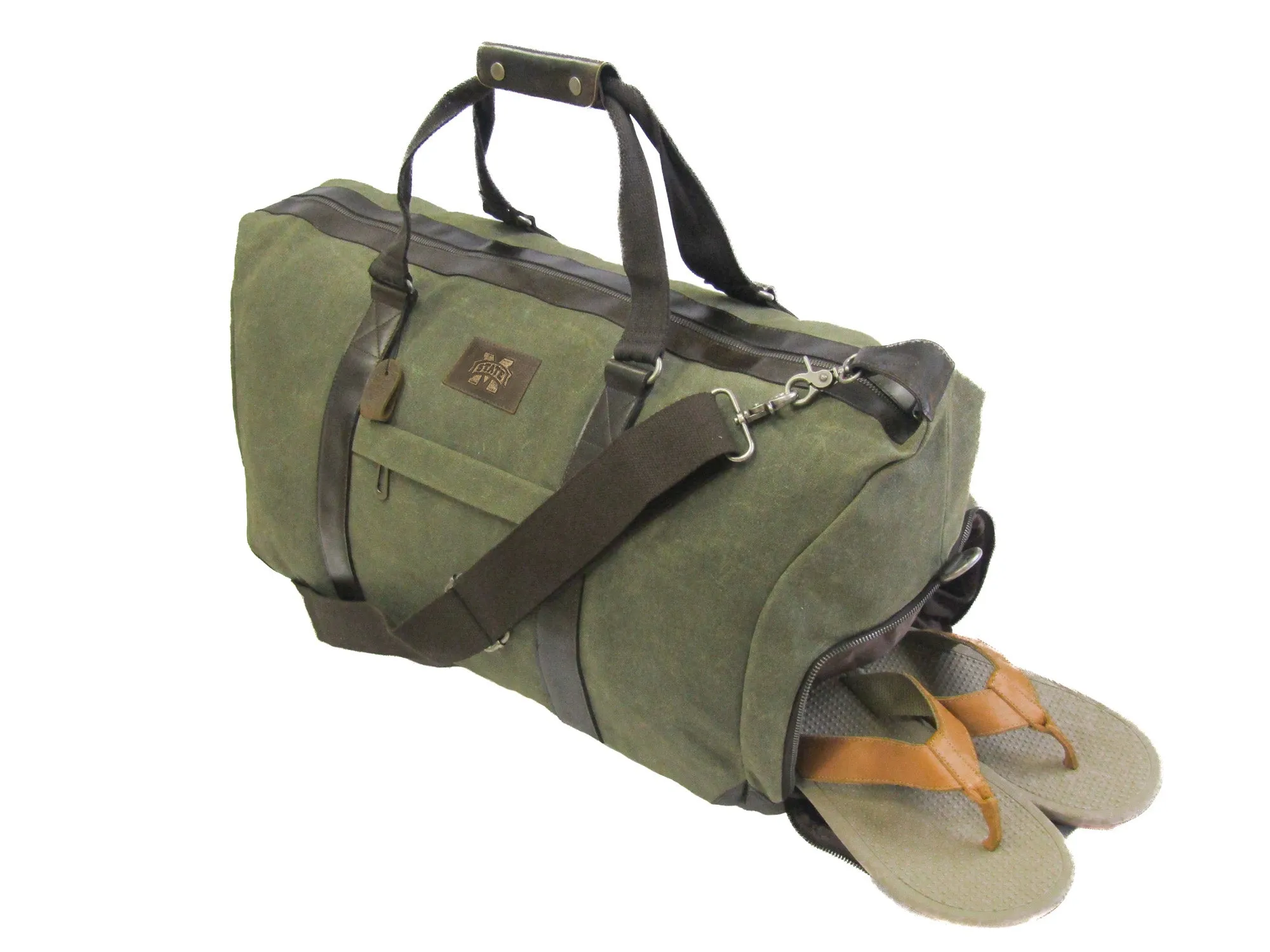 Mississippi State Bulldogs Waxed Canvas Weekender Bag