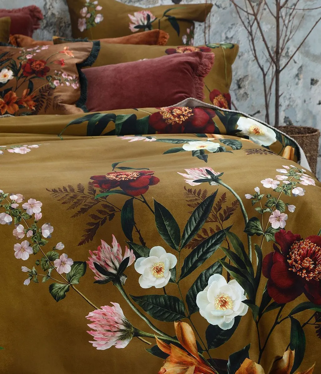 M.M Linen Multi Isola Mustard Duvet Cover Set