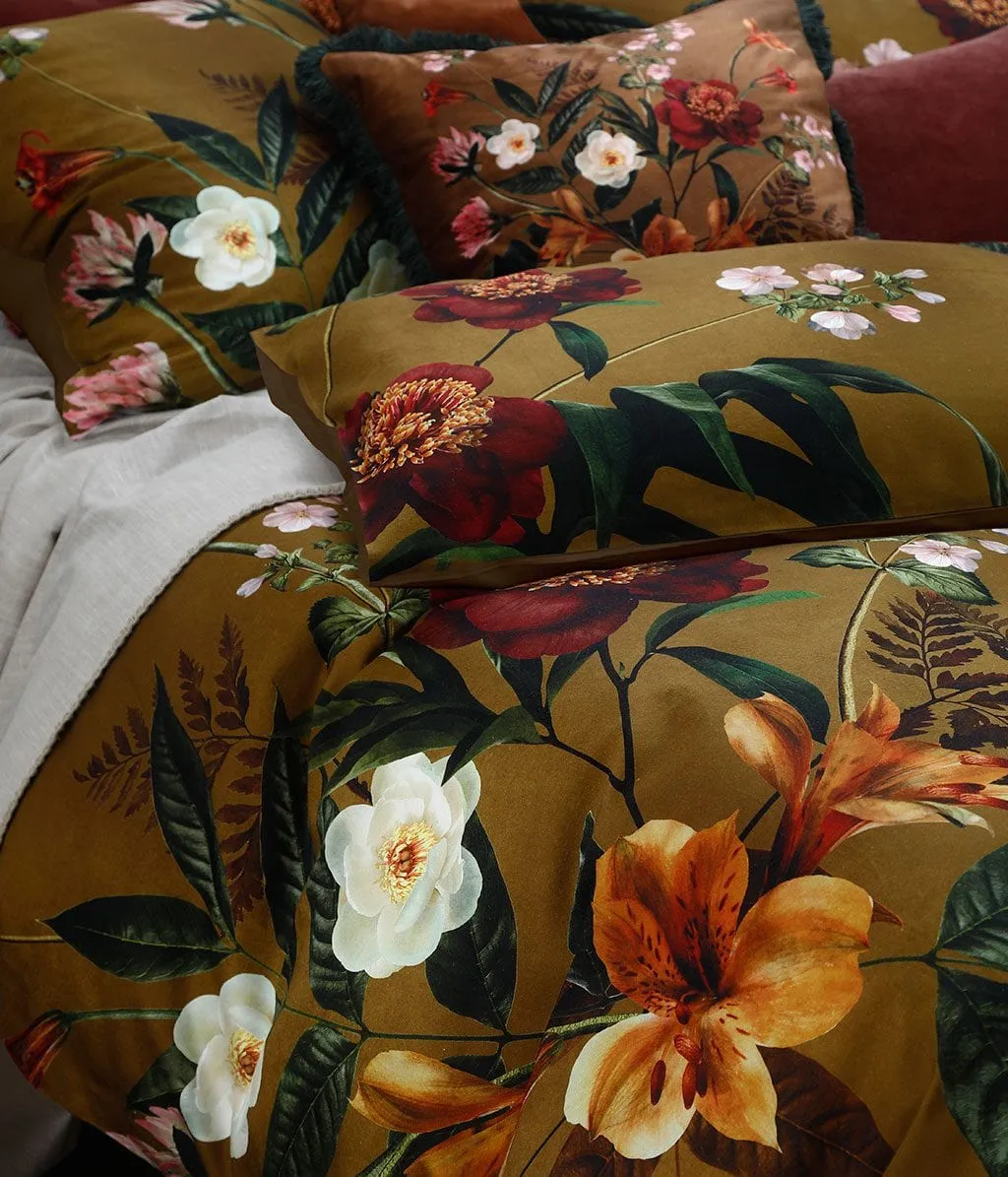 M.M Linen Multi Isola Mustard Duvet Cover Set