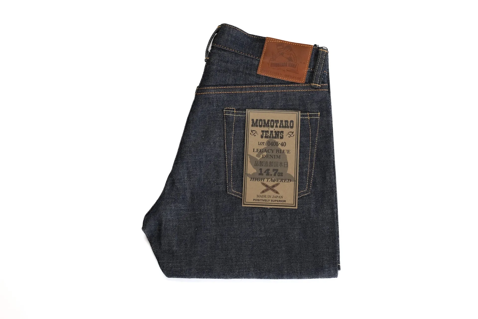 Momotaro 14.7oz 'Legacy Blue' 0405-40 Denim (High Tapered fit)