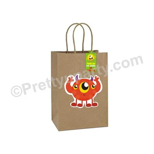 Monsters Gift Bags - Pack of 10