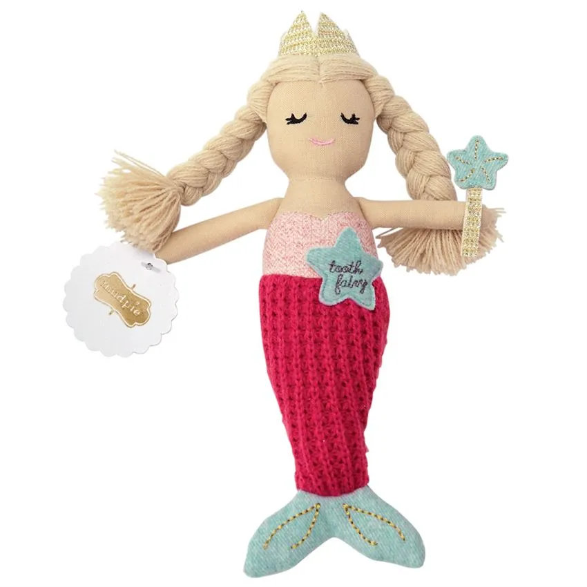 Mud Pie Mermaid Tooth Fairy Doll