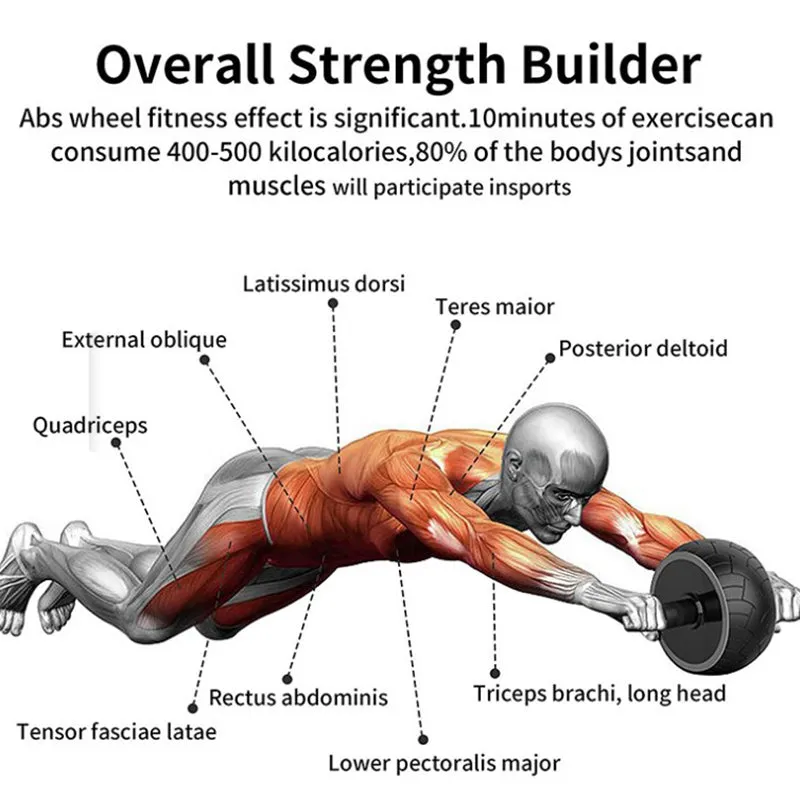 Multifunctional AB Abdominal Wheel Set