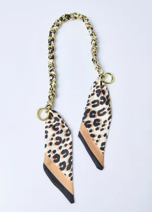 Multifunctional bag chain, leopard scarf