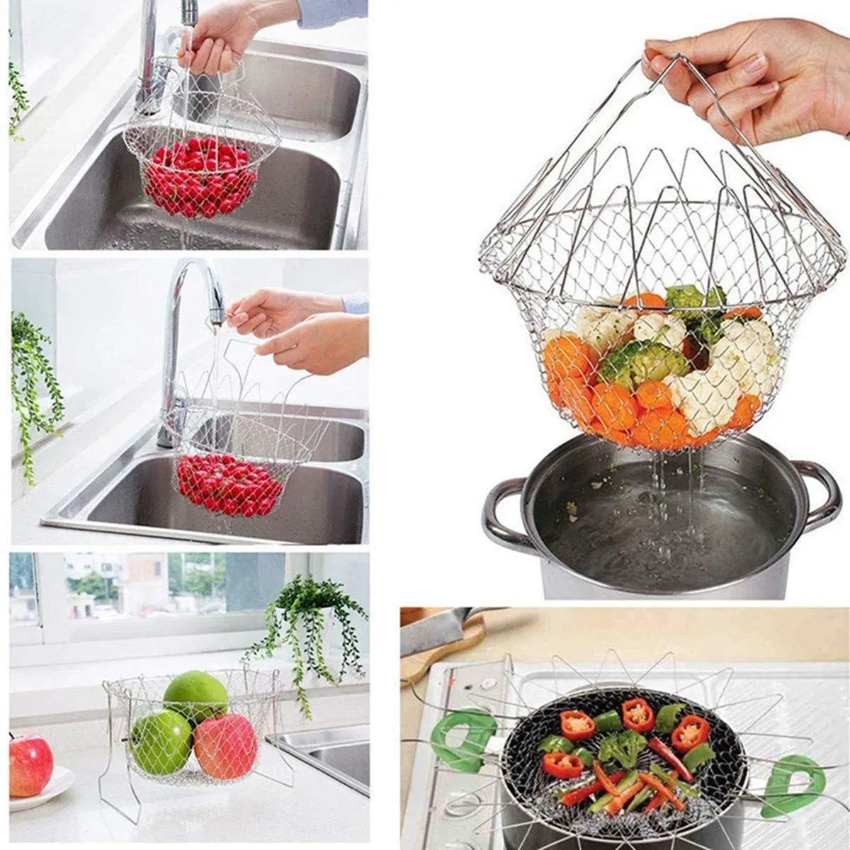 MULTIFUNCTIONAL FOLDABLE CHEF BASKET