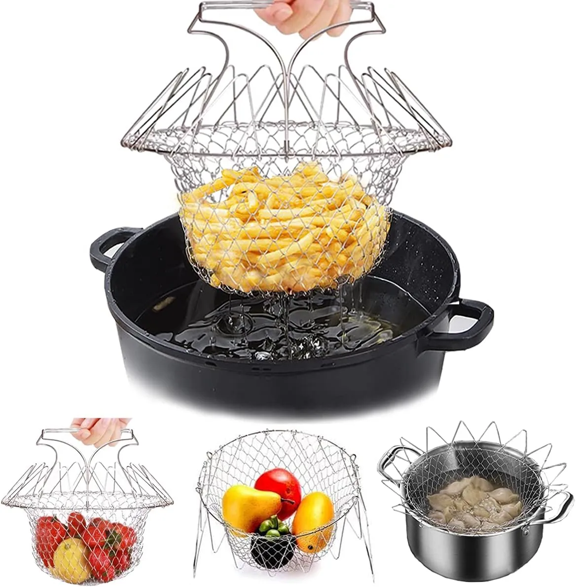 MULTIFUNCTIONAL FOLDABLE CHEF BASKET