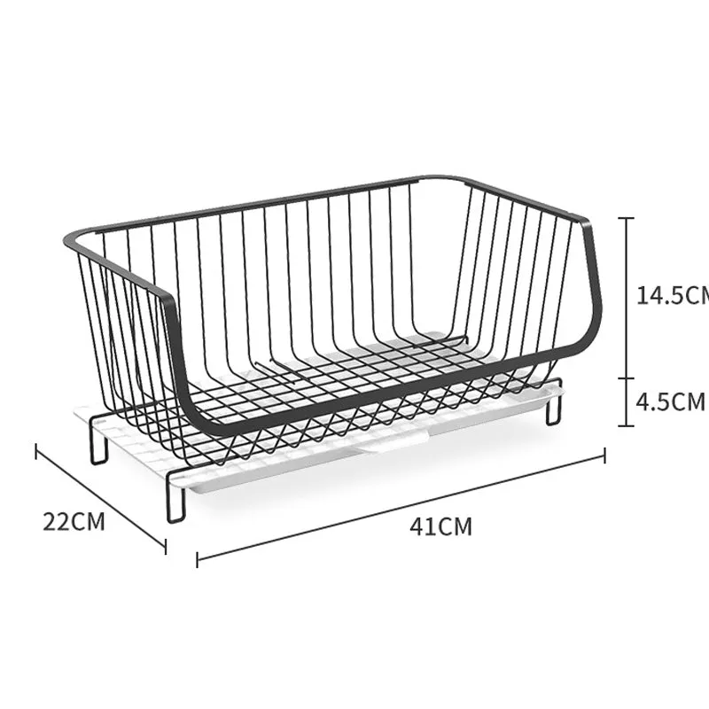 Multifunctional Kitchenware Metal Multilayer Condiment Storage Basket