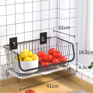 Multifunctional Kitchenware Metal Multilayer Condiment Storage Basket
