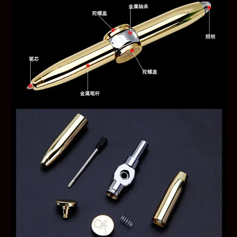 Multifunctional LED Pen for Style, Functionality, and Stress Relief