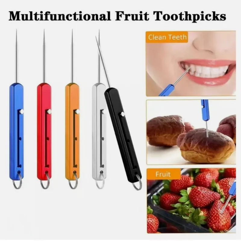 Multifunctional Retractable Portable Toothpick