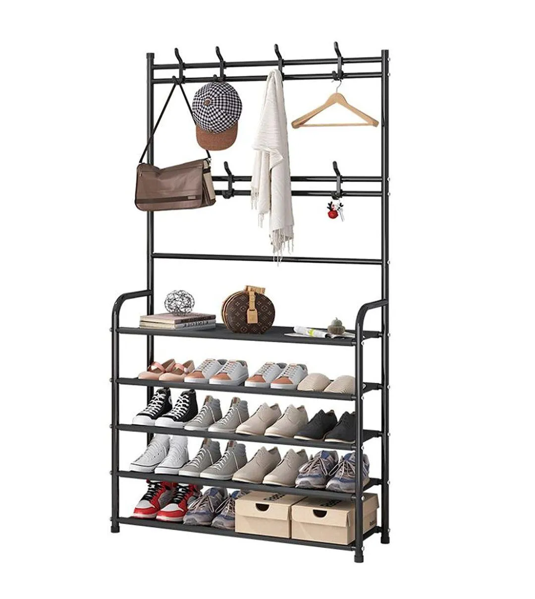 Multifunctional Shoe and Hat Rack | Organize Your Entryway with Style