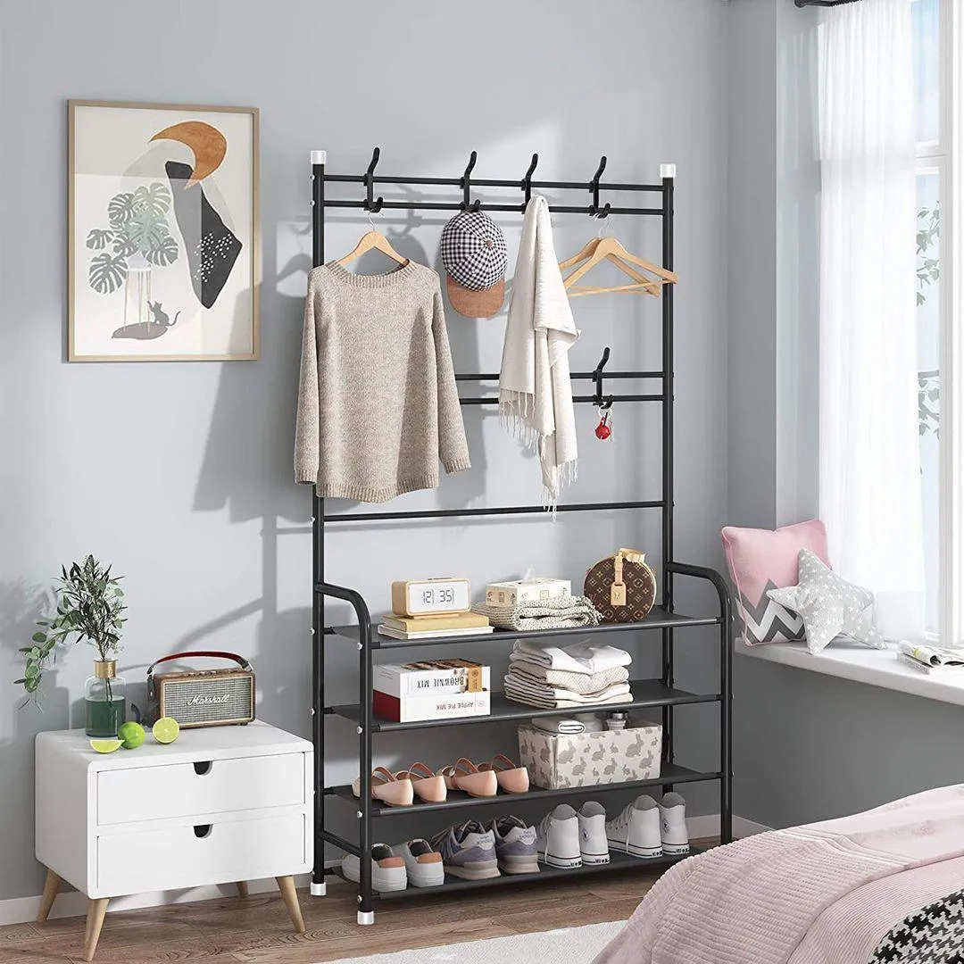 Multifunctional Shoe and Hat Rack | Organize Your Entryway with Style