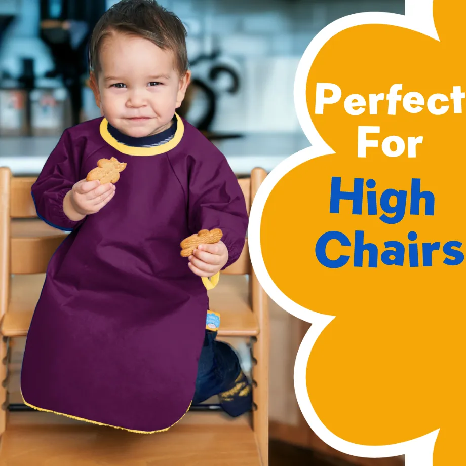 Nana's Original Wax Cotton Coverall Bib - Dark Purple