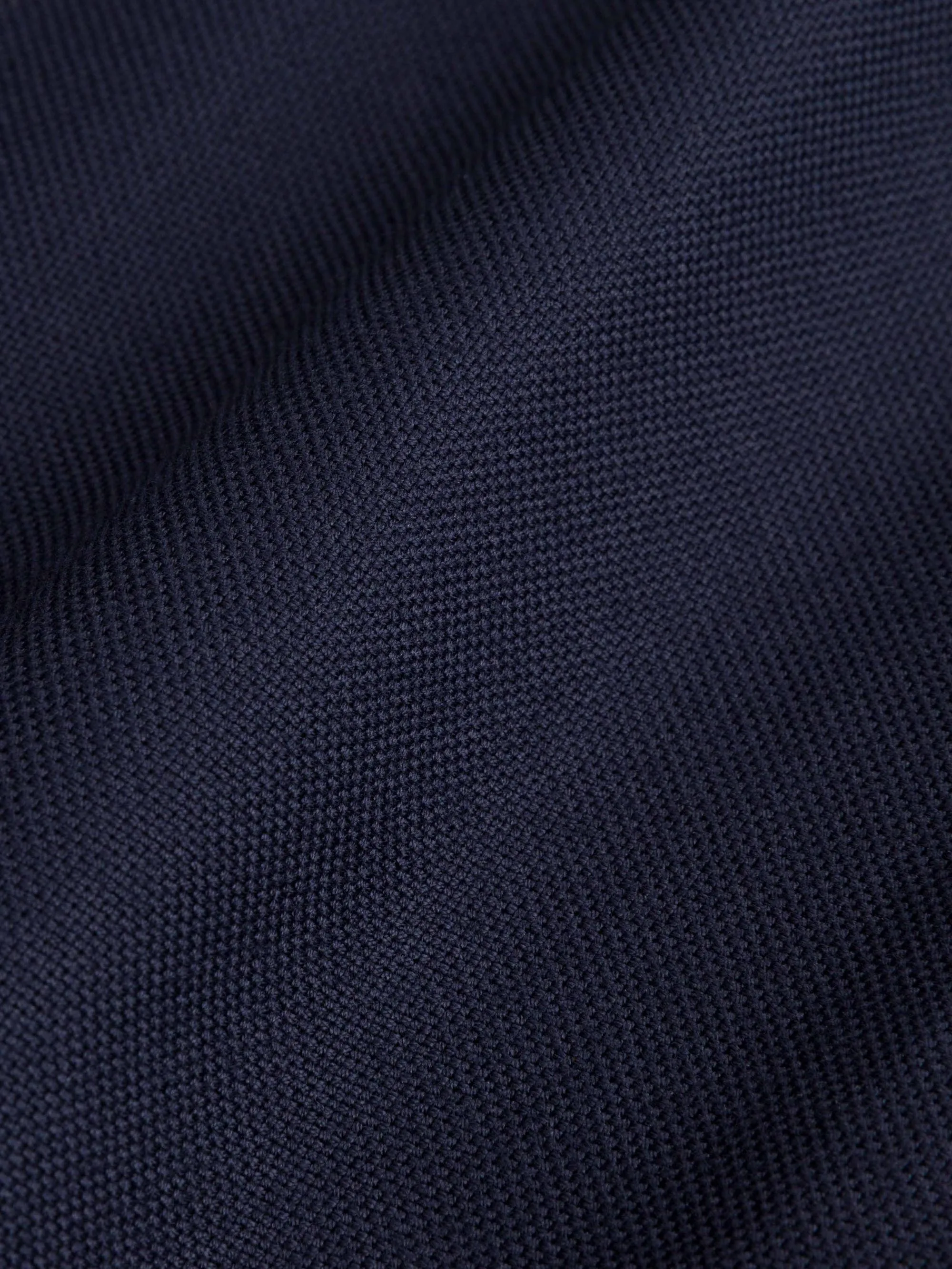 Navy Bamboo Elastic Waist Trousers