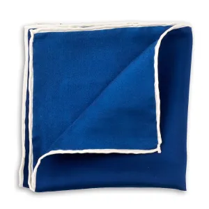 Navy Blue Silk Pocket Square