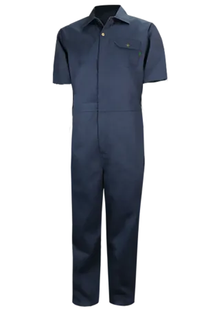 Navy Short Sleeves Light Coverall by GATTS Workwear - Style 790SS