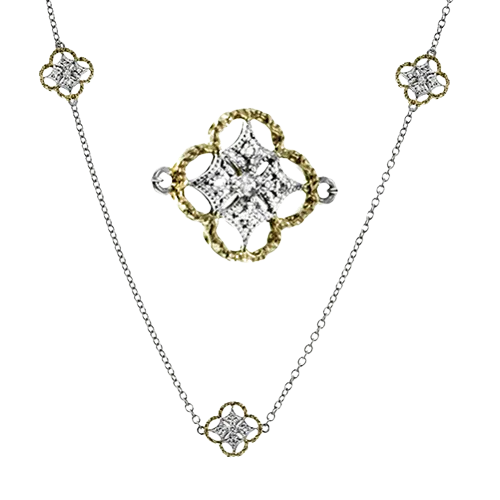 Necklace in 18k Gold with Diamonds