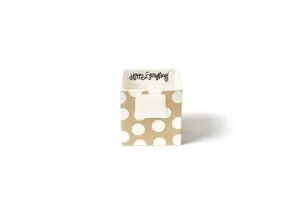 Neutral Dot Mini Nesting Cube Small