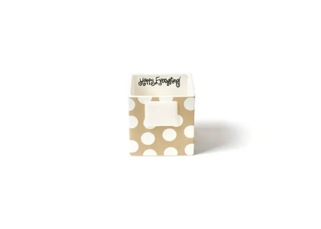 Neutral Dot Mini Nesting Cube Small