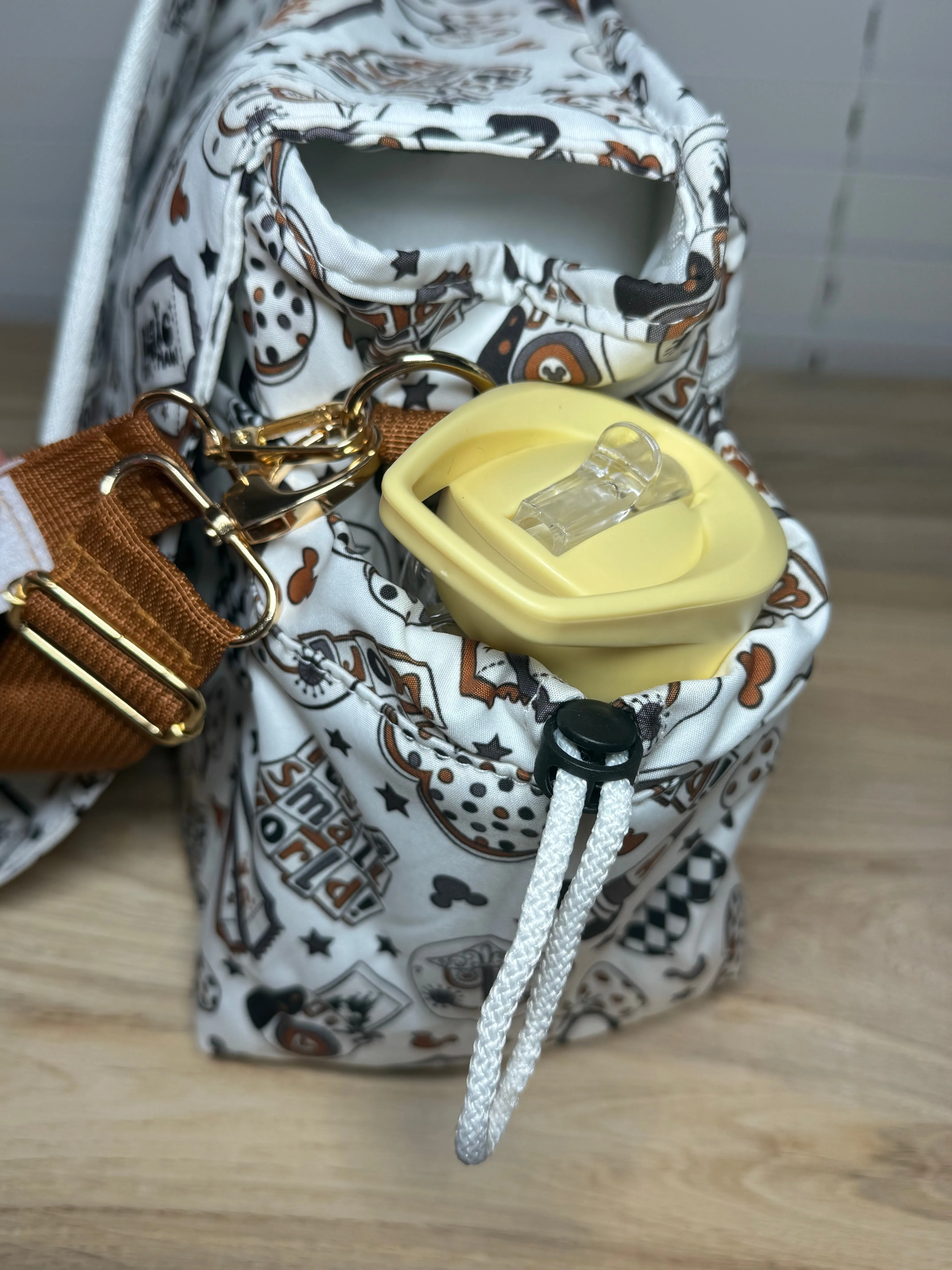 *Neutral Park Days* Stroller Caddy/Diaper Bag