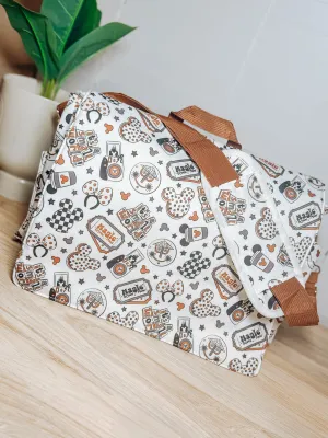 *Neutral Park Days* Stroller Caddy/Diaper Bag