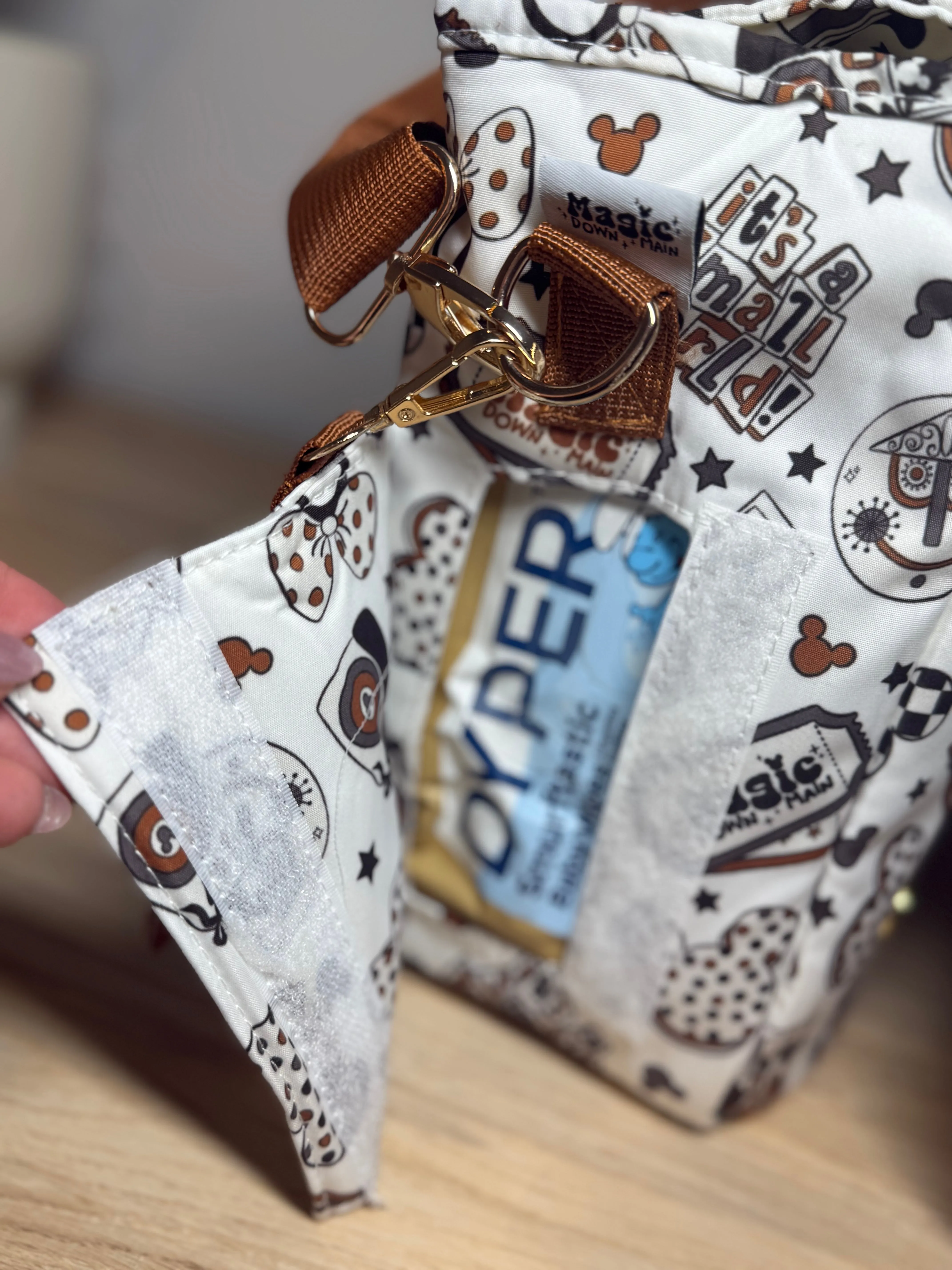 *Neutral Park Days* Stroller Caddy/Diaper Bag