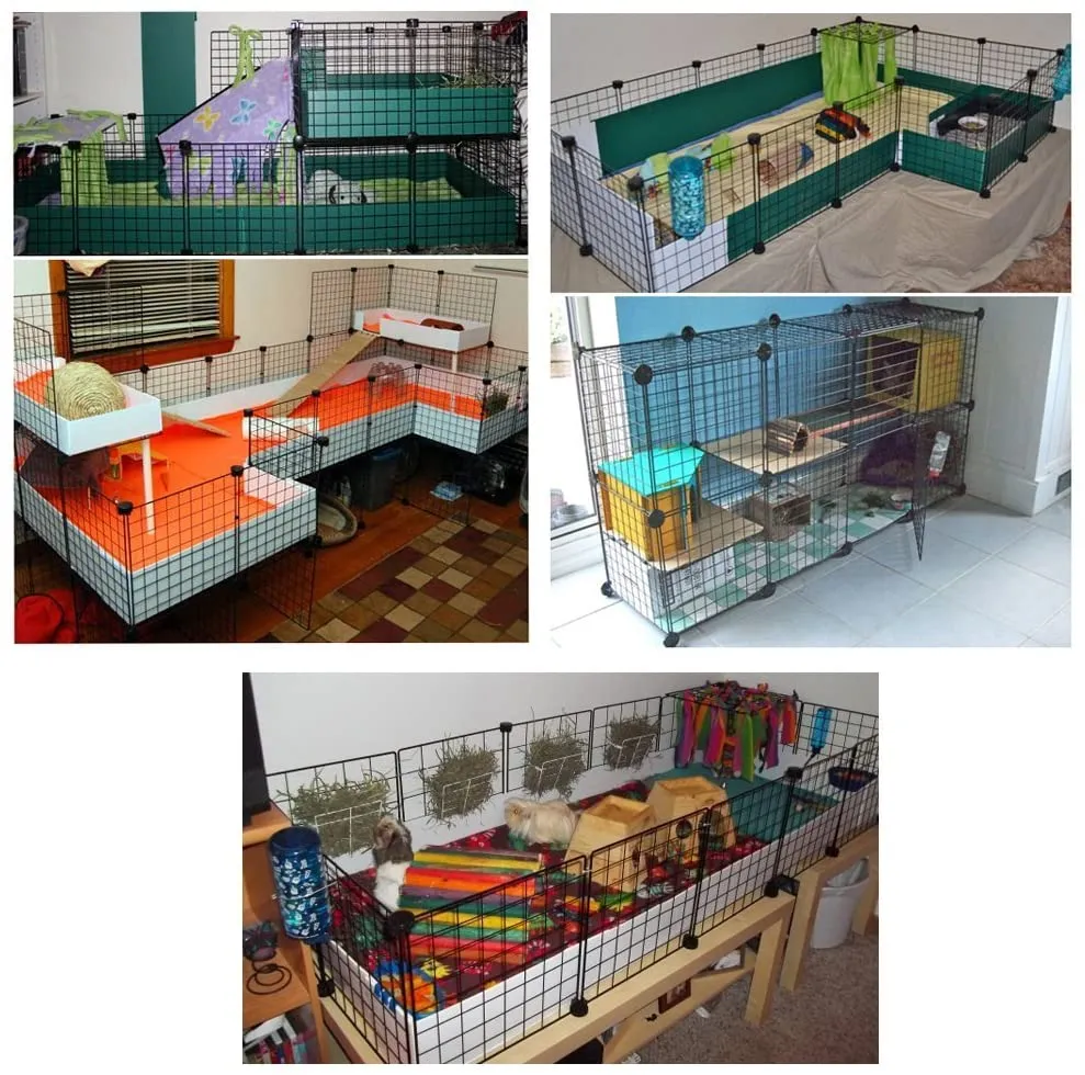 New in box! Multi functional Item! Use as Storage Cubes or Wire Play Yard for your Pets! Pieces can be attached many ways!