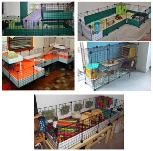 New in box! Multi functional Item! Use as Storage Cubes or Wire Play Yard for your Pets! Pieces can be attached many ways!