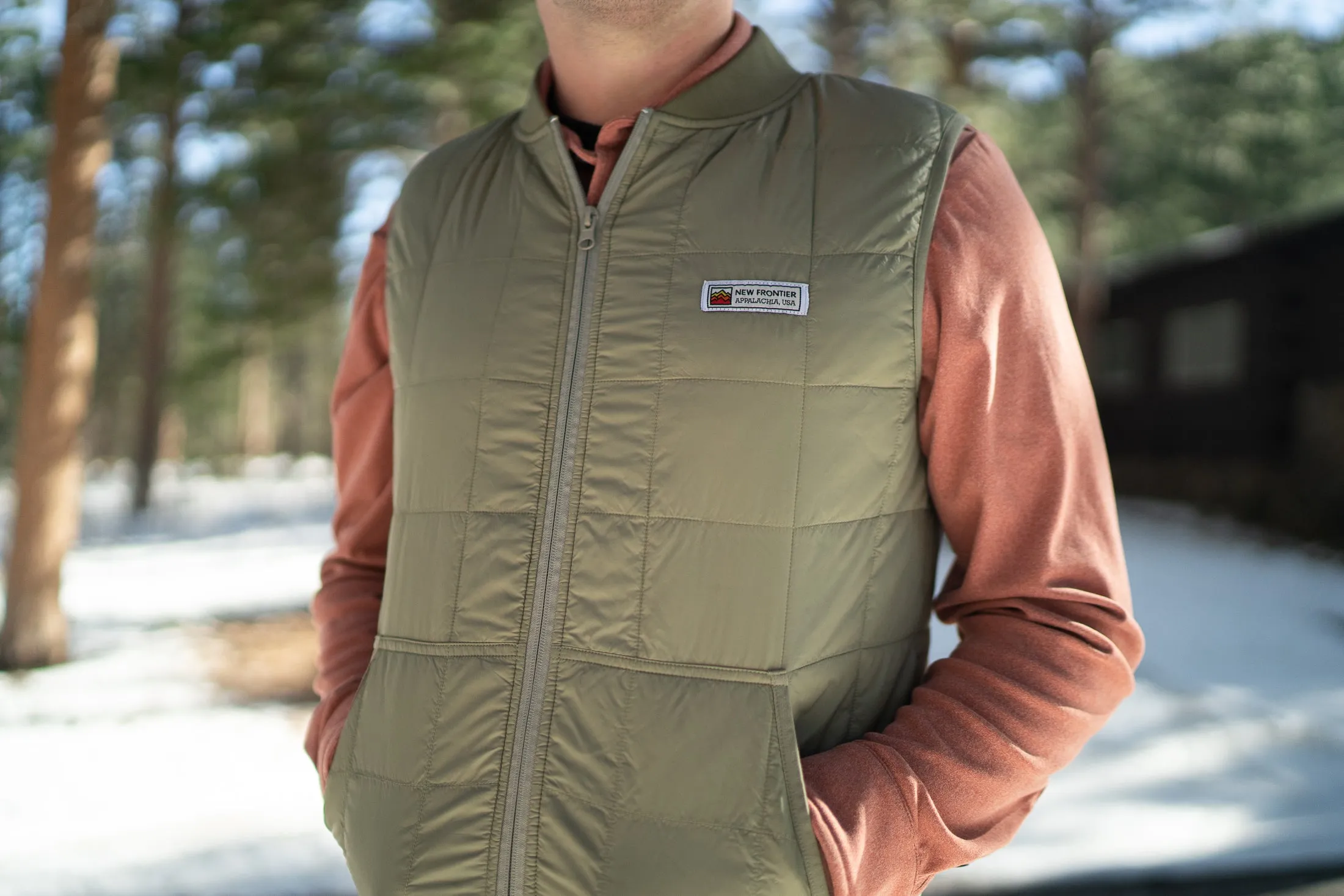 NF-1 Grid Vest (Moss)