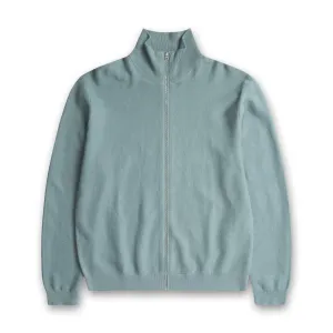 Norse Projects - Links Cotton Linen Zip Jacket in Greyish Blue