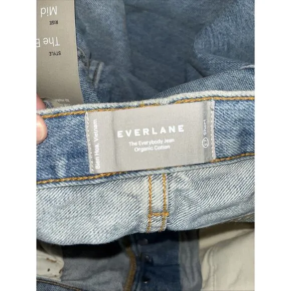NWT Everlane The Everybody Jean Size E7 Short