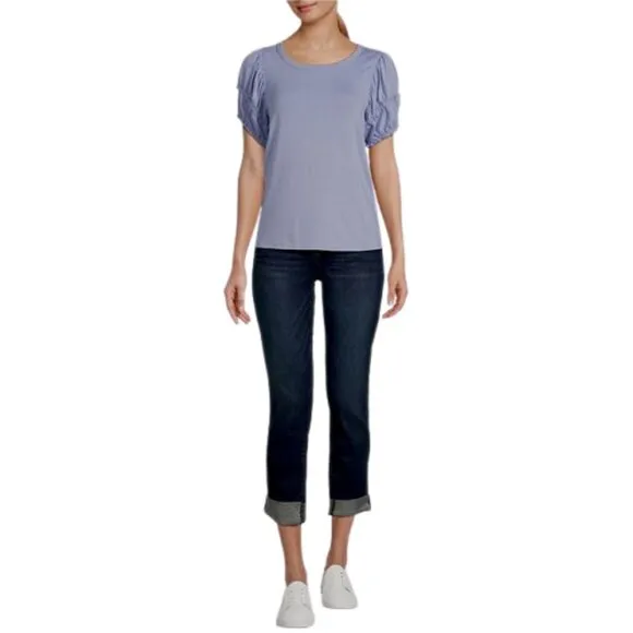 NWT Women Size 18 18x32 KUT from the Kloth Catherine Roll-Up Cuff Boyfriend Jean