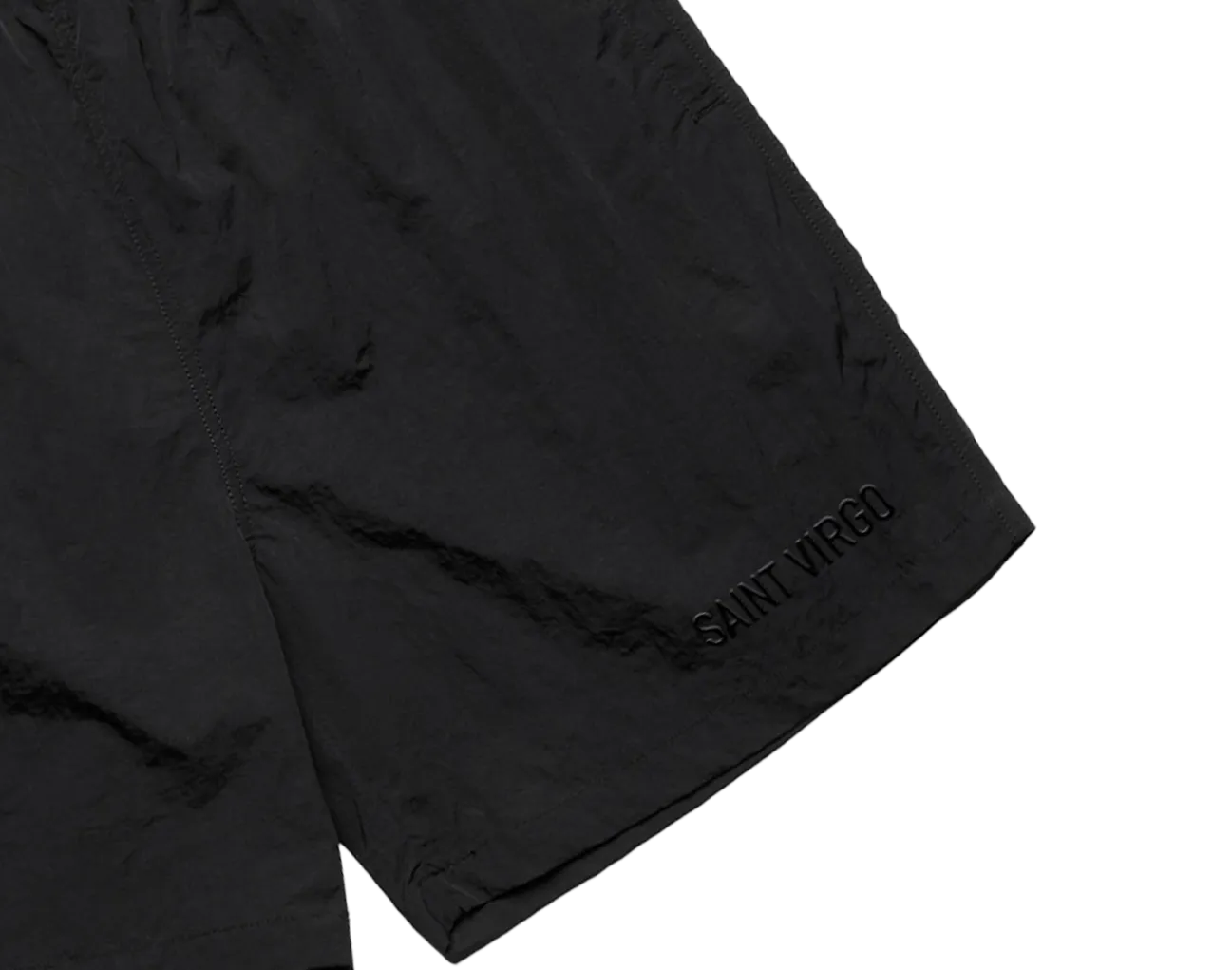 NYLON LOGO | Black Shorts