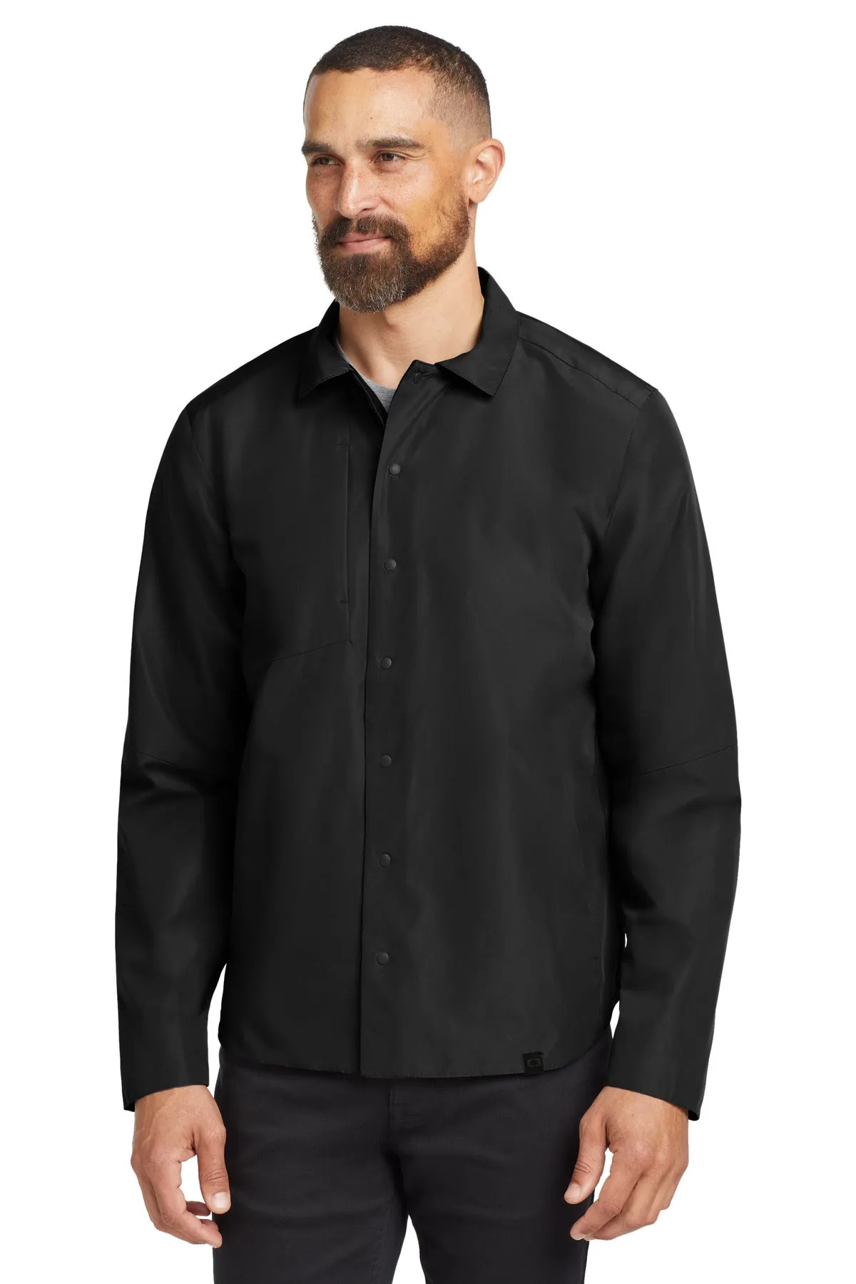 OGIO  Reverse Shirt Jacket. OG754 Blacktop