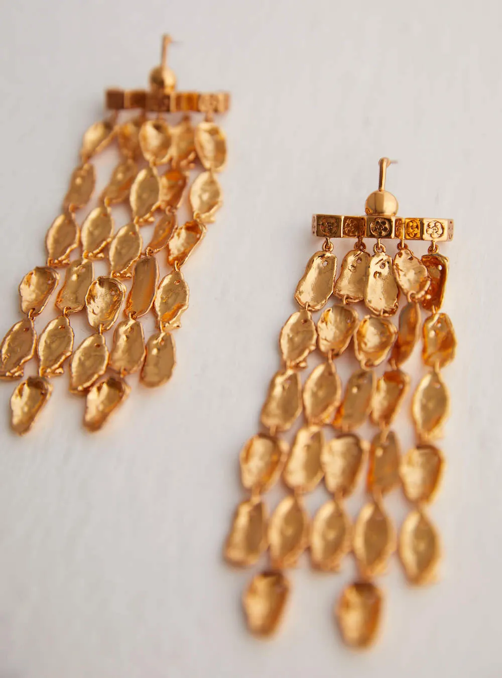 Oh Poppi Dewdrop Statement Earrings