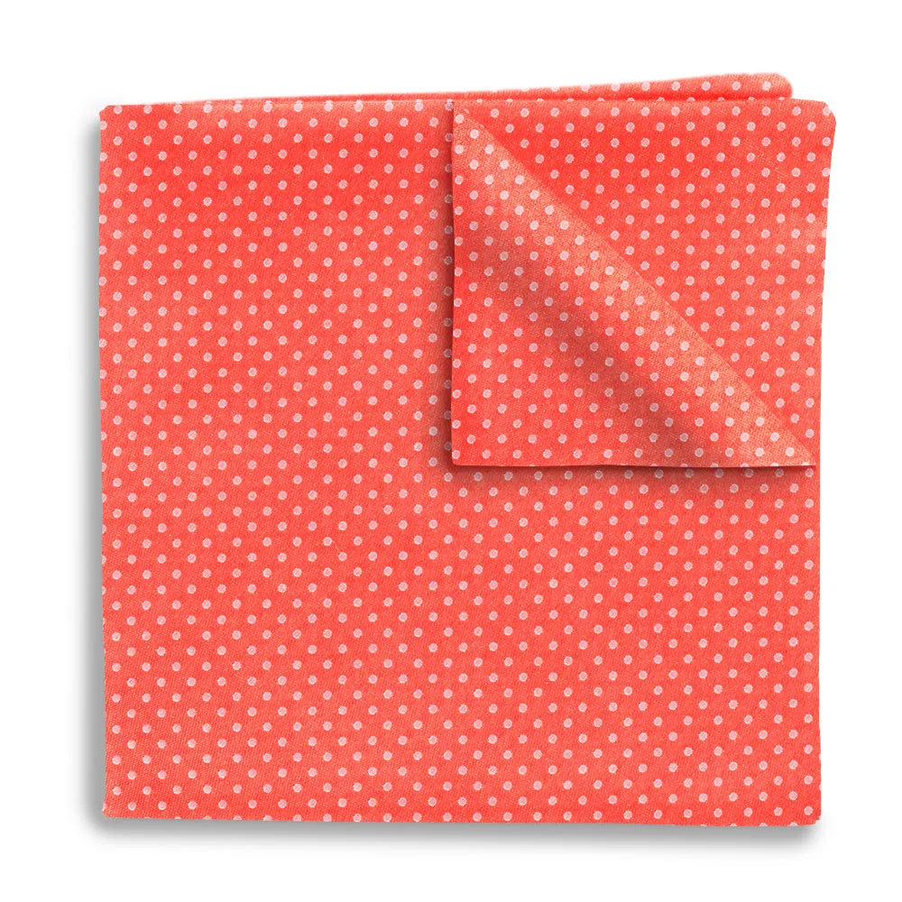 Oriel Coral - Pocket Squares