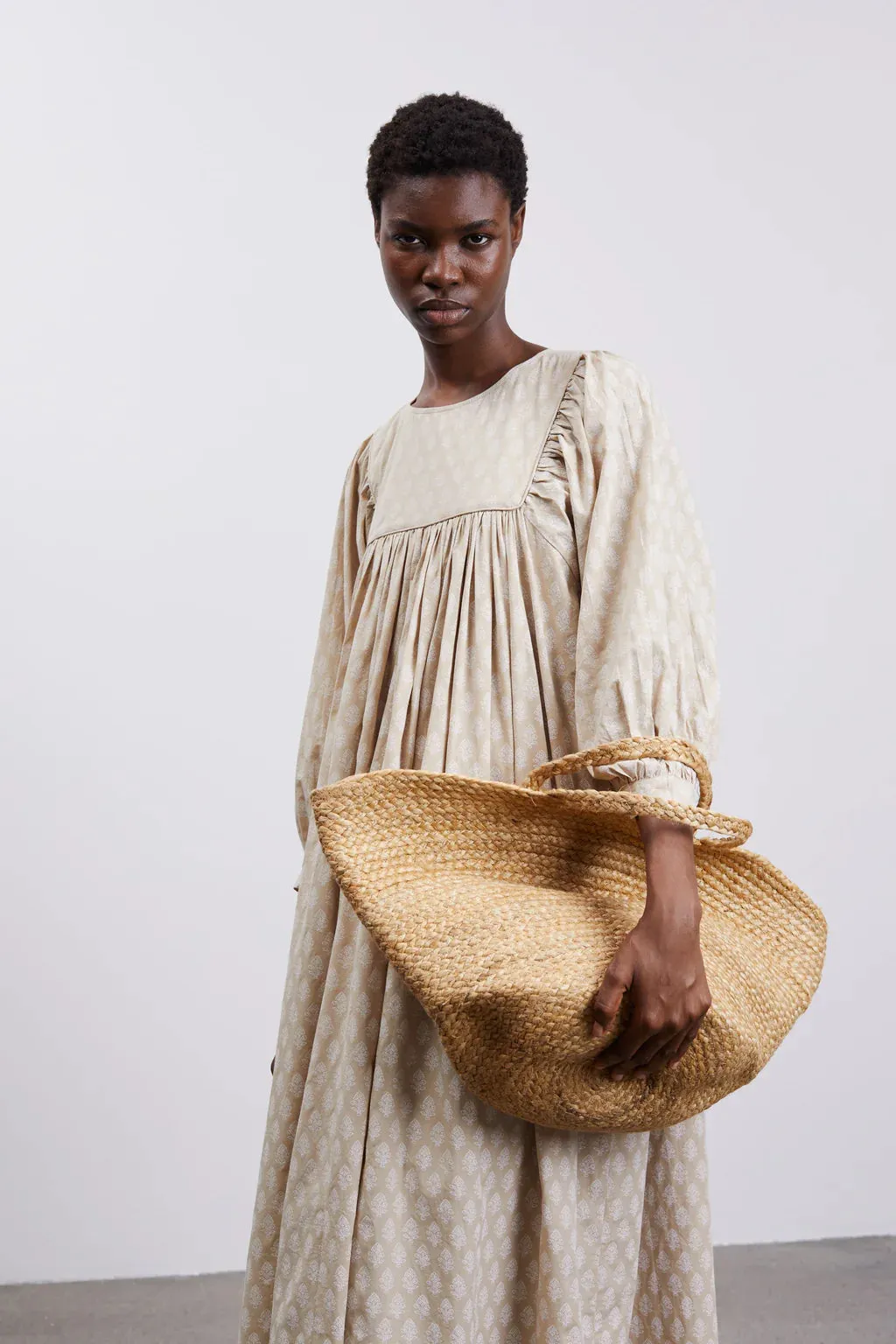 Paula Straw Basket Bag