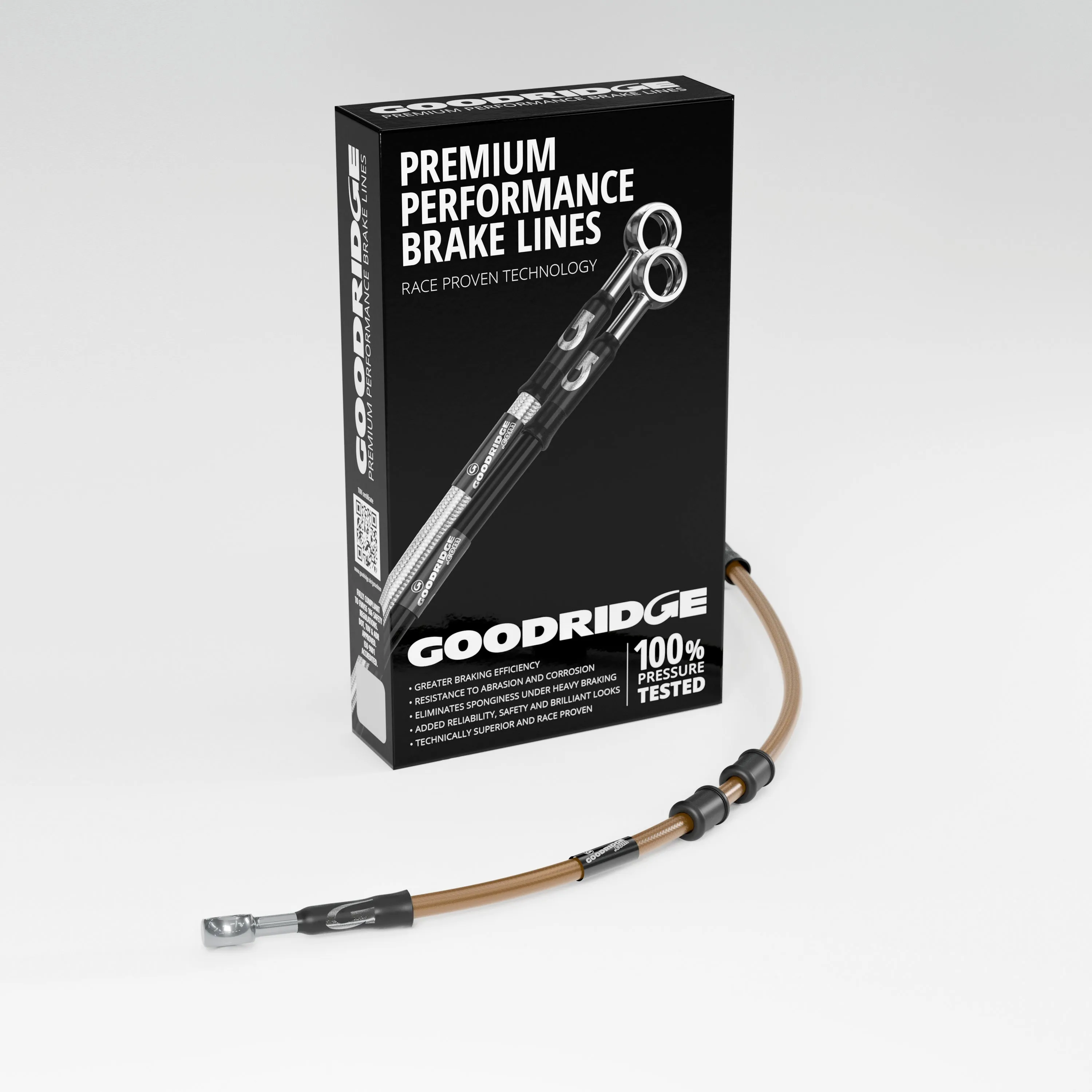 PERFORMANCE BRAKE HOSE KIT FOR GILERA RUNNER 125/180 FX/FXR