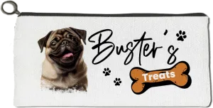 Personalised Pug Treat Bag
