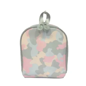 Personalized Nylon Pink Camo Lunch Sack