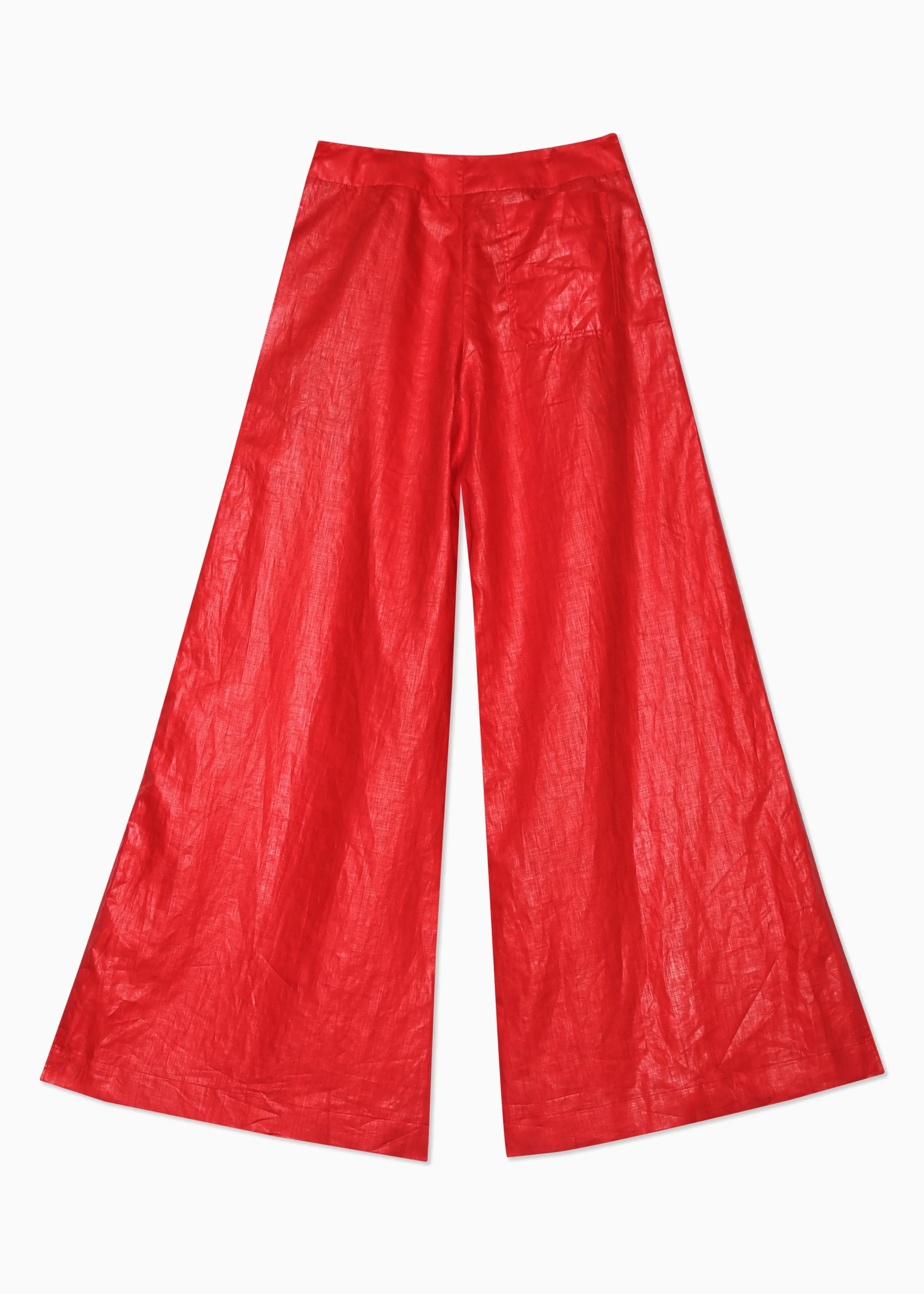 Pin-Tuck Wide Trousers