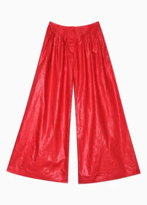 Pin-Tuck Wide Trousers