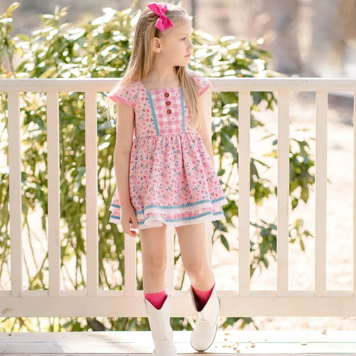 Pink Floral Sawyer Set