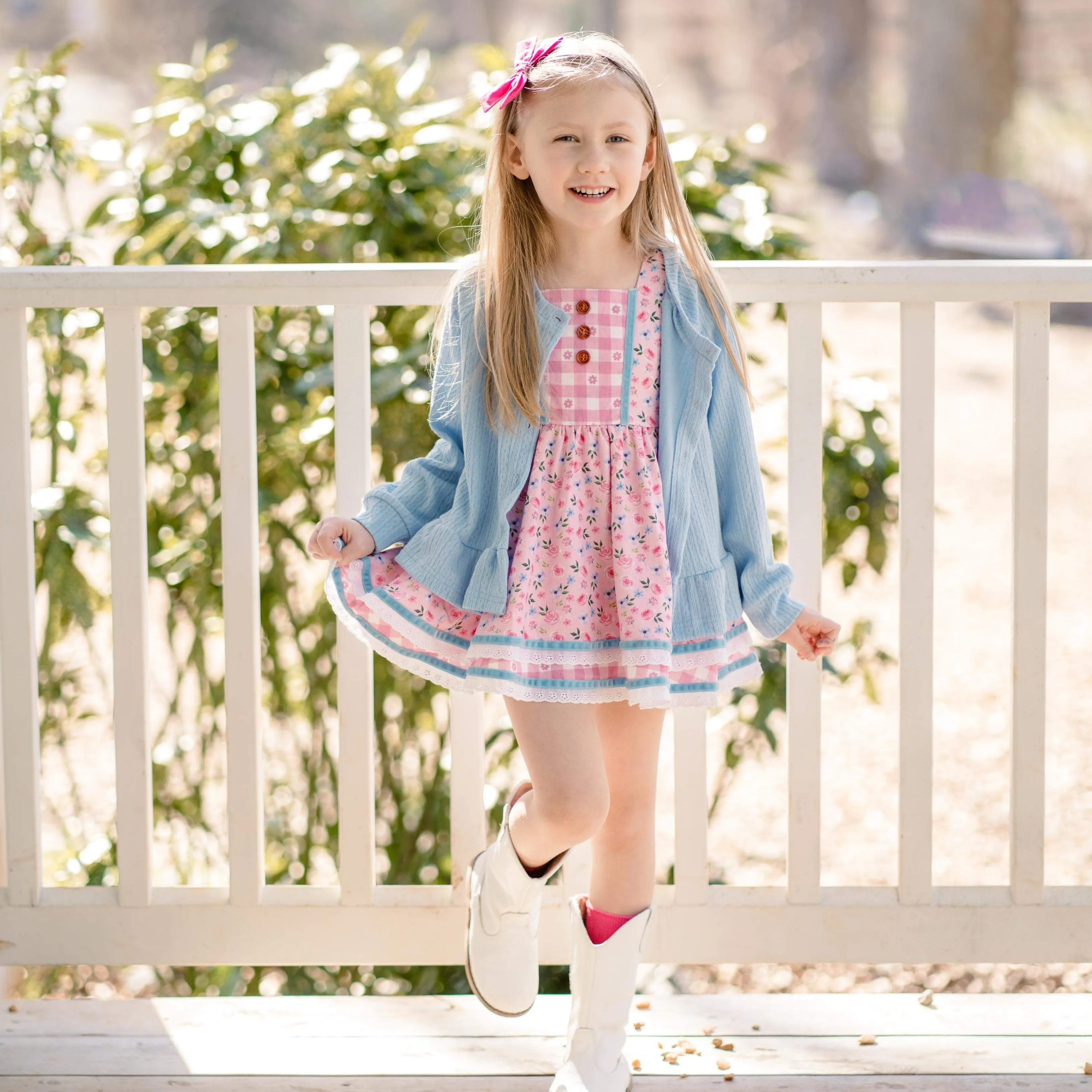 Pink Floral Sawyer Set