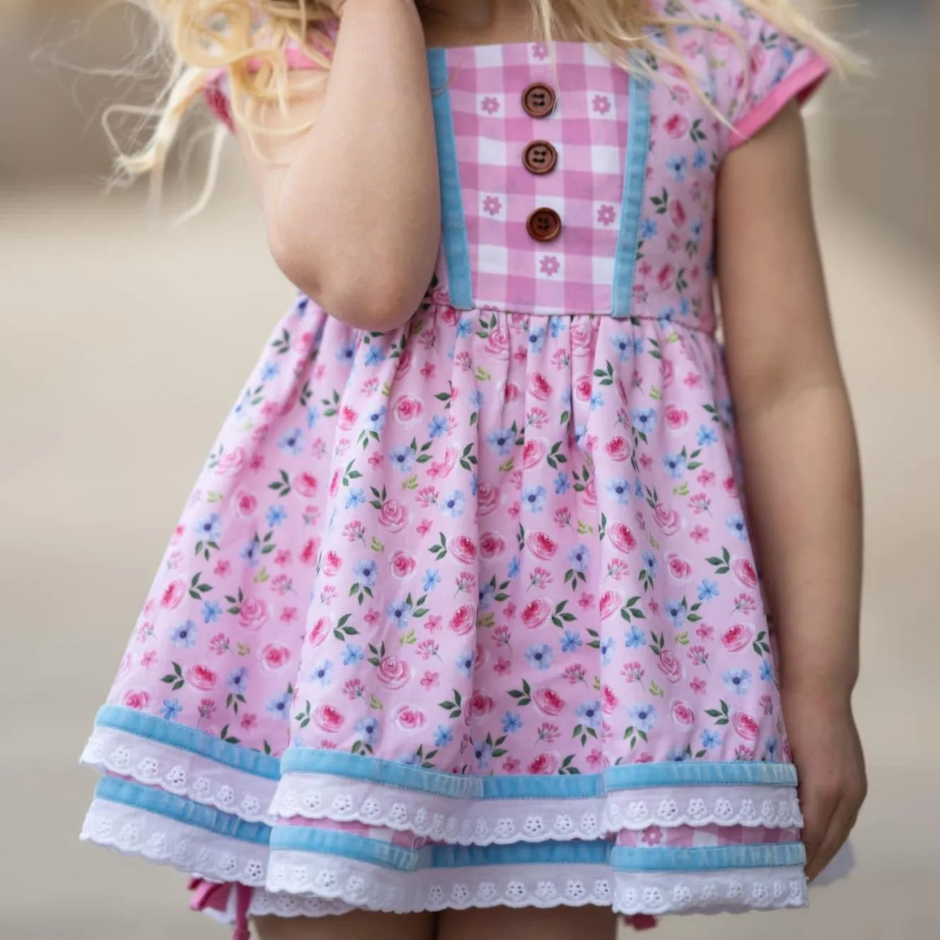 Pink Floral Sawyer Set