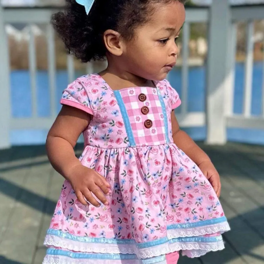Pink Floral Sawyer Set