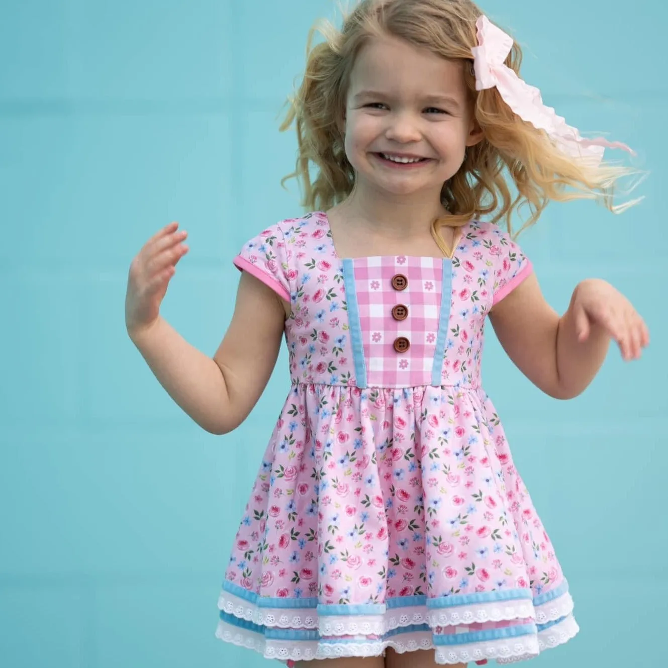 Pink Floral Sawyer Set